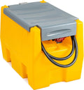 TECSPACE Portable Gasoline Tank, 58 Gallon, 12V Pump, 40 GPM, 4 Meters Hose, Yellow - VVSV
