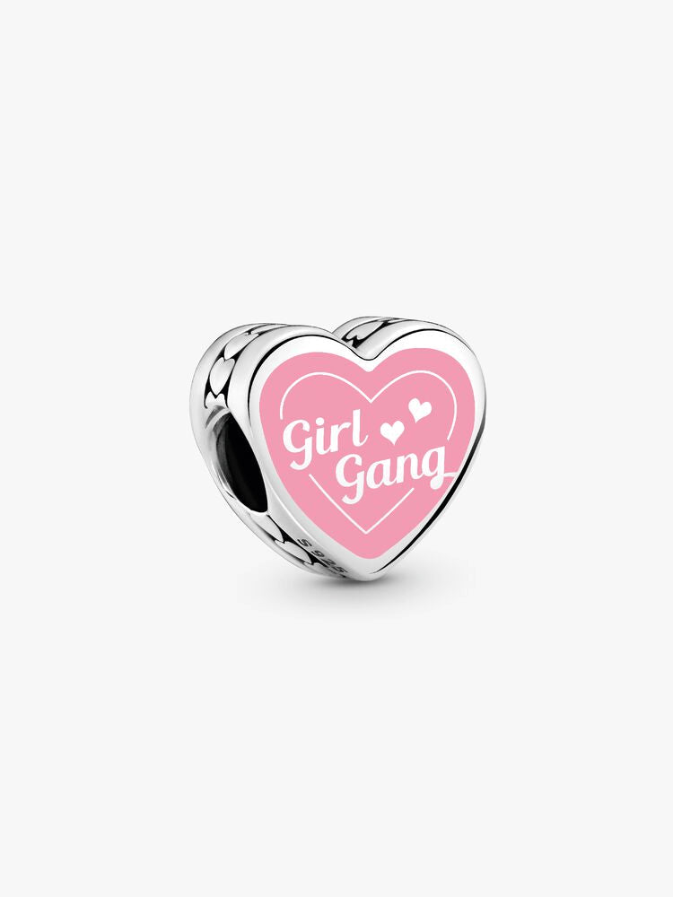 Engravable Girl Gang Heart Charm