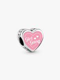 Engravable Girl Gang Heart Charm