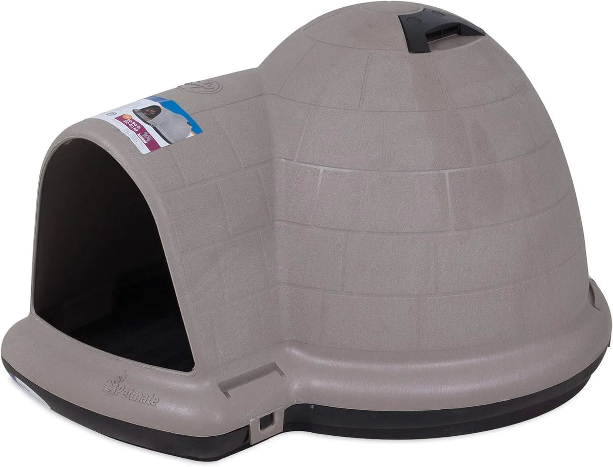 XL All-Weather Igloo Dog House for 90-125 Lb. Dogs
