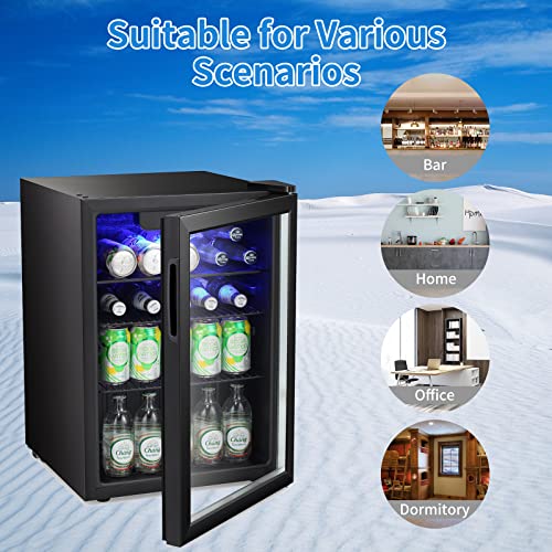 Antarctic Star 2.6 Cu.Ft 95 Can Beverage Refrigerator
