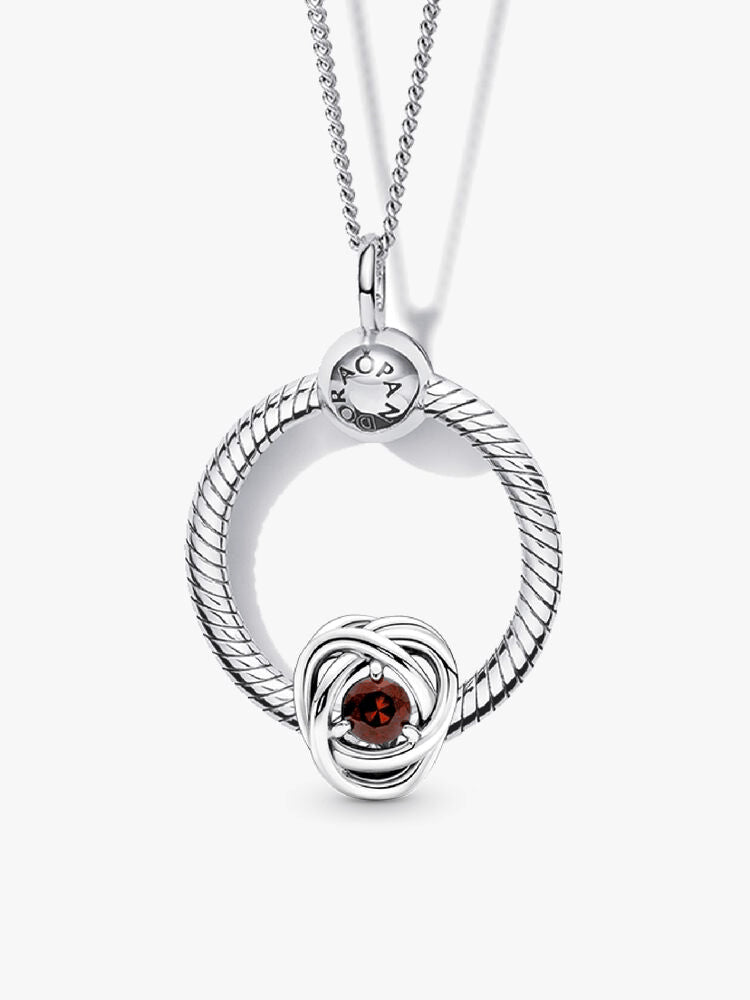 January Birthday Necklace Set