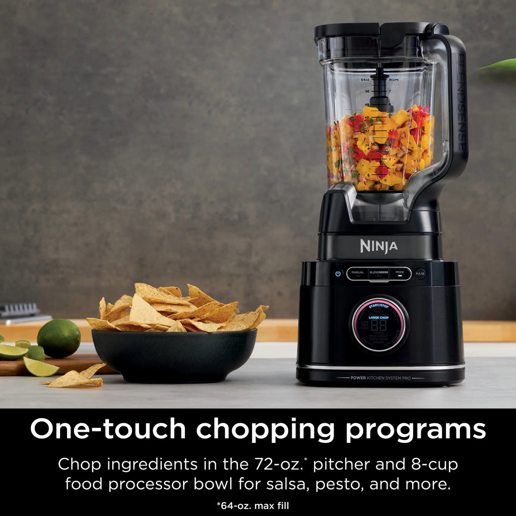 Ninja Detect Kitchen System Power Blender And Processor With BlendSense Technology, 1700 Peak Watt - TB400