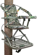 Aluminum Climbing Treestand With Padded Seat, 300 Lb. Capacity And Safety Harness