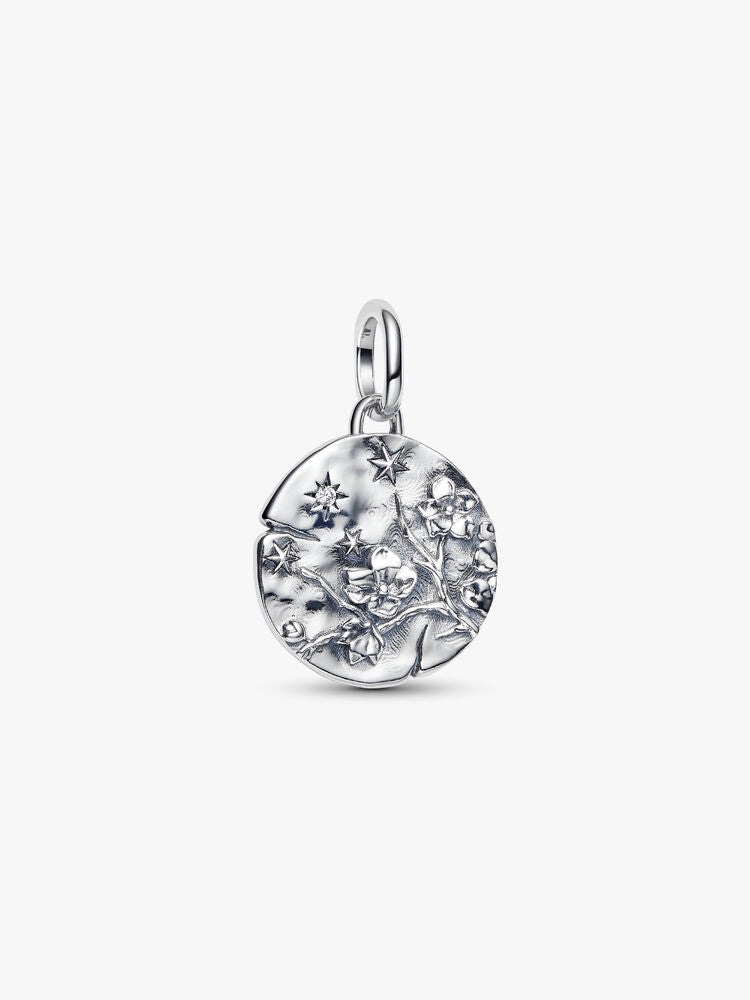 Cherry Blossom Medallion Charm