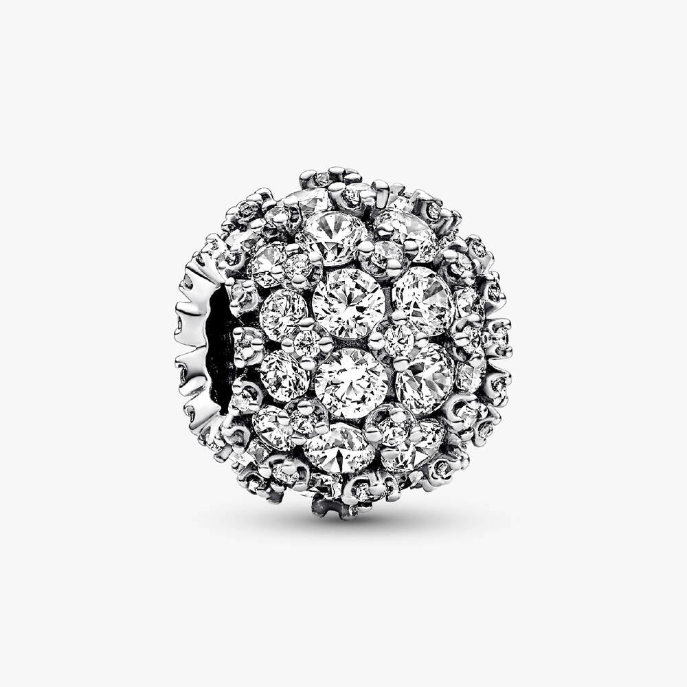 Sparkling Pavé Round Charm