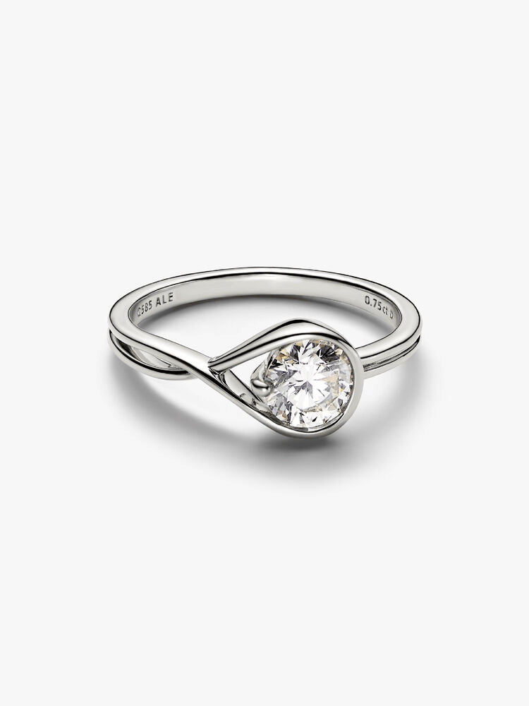 FINAL SALE - Pandora Infinite 14k White Gold Lab-grown Diamond Ring