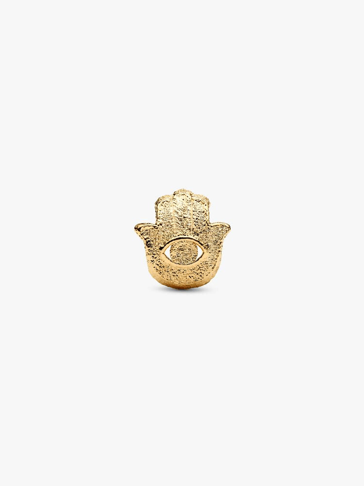 Textured Hamsa Hand Mini Charm