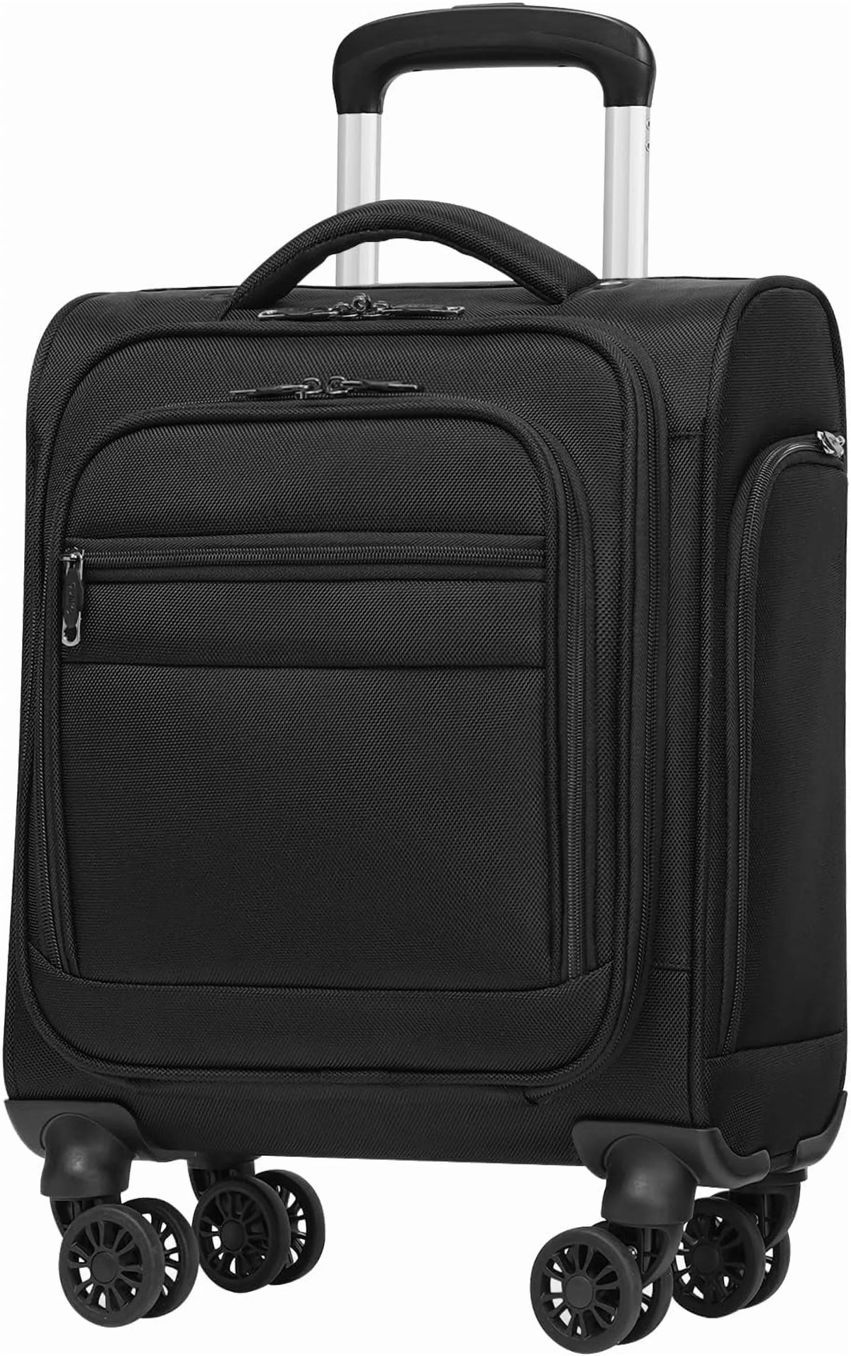 Underseat Carry-On Softside Spinner Luggage - Underseat-14-Inch-Plus