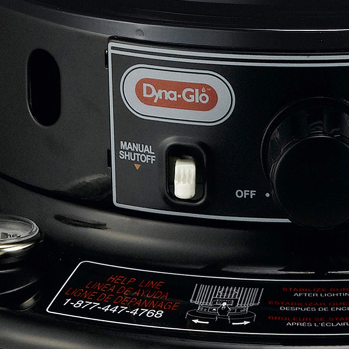 23,000 BTU Indoor Kerosene Heater, No Electricity Needed, Black