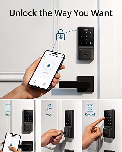 eufy Security Smart Lock C210 5-in-1 Keyless Entry Door Lock With Built-in Wi-Fi Deadbolt - C210