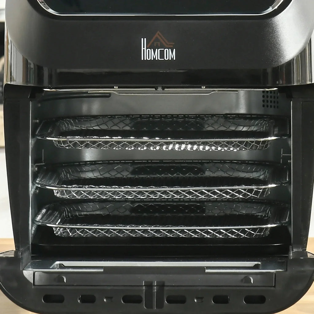 GVJMTKP 12 QT 8-In-1 Air Fryer Oven Combo, 1700W, Black