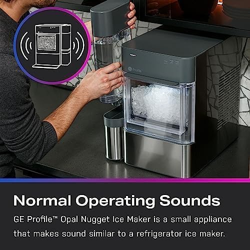 GE Profile Opal 2.0 XL Countertop Nugget Ice Maker, 1 Gallon Tank, 38 Lbs In 24 Hours - XPIOX3SCSS