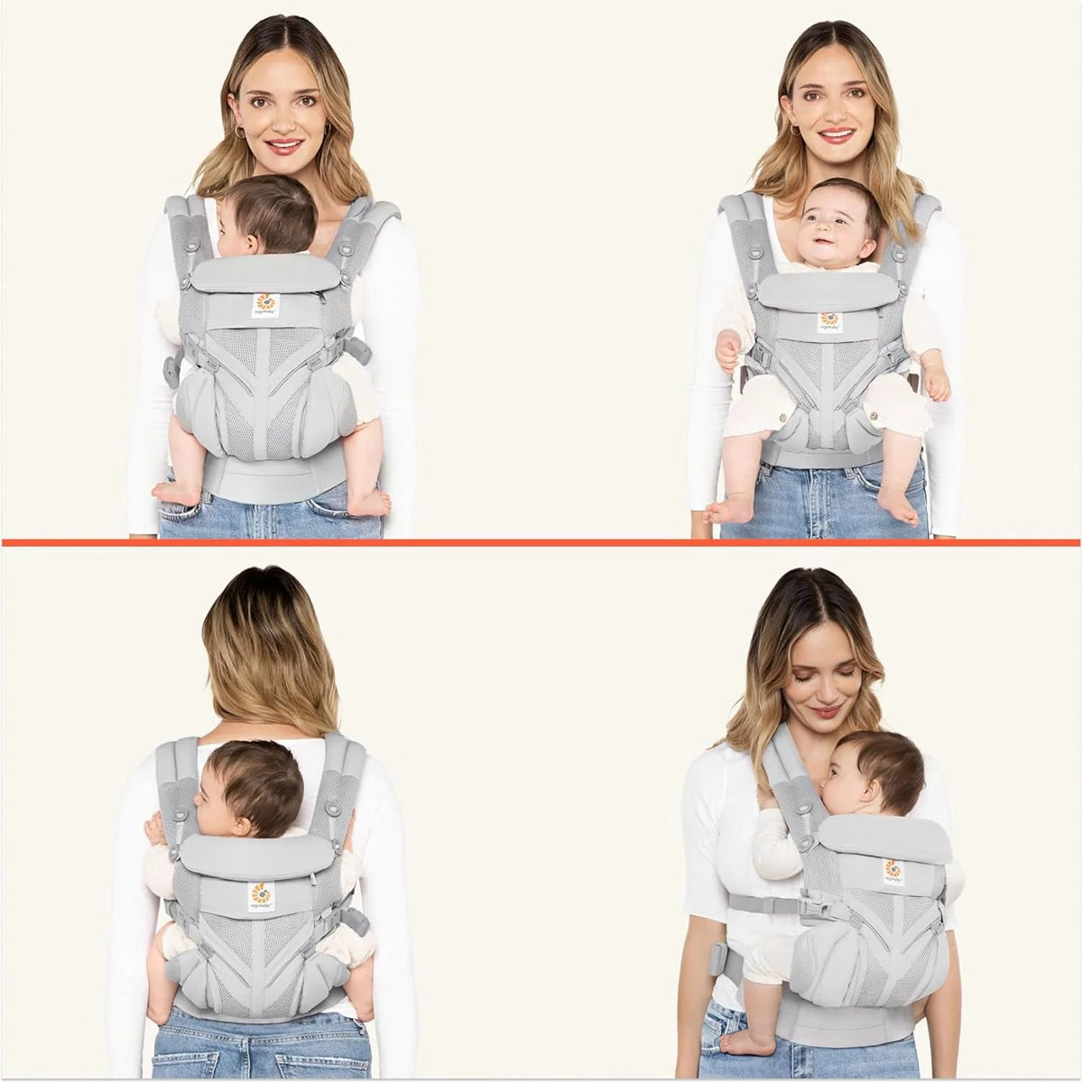 ERGOBABY Omni Classic All-Position Baby Carrier - Pearl Grey