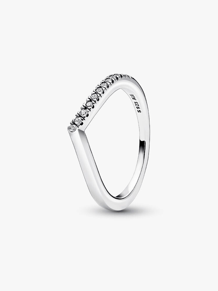 Shimmering Wishbone Ring Set