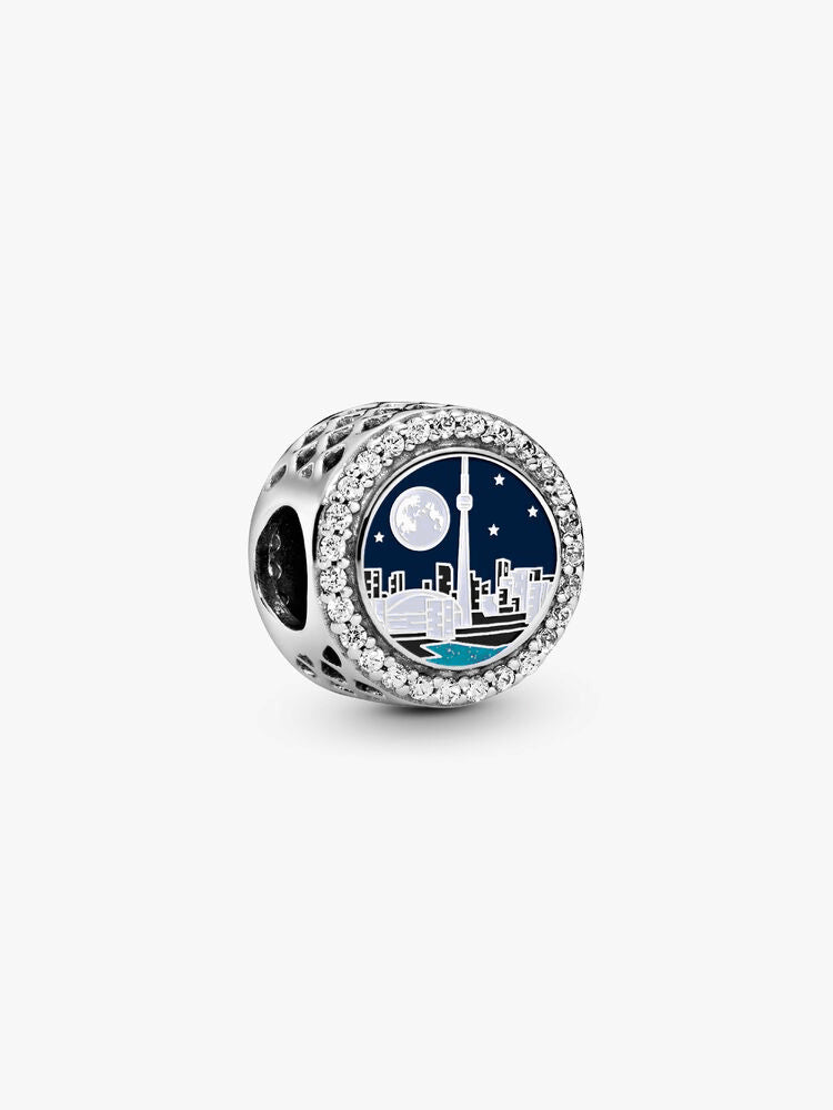 FINAL SALE - Toronto Night Skyline Charm