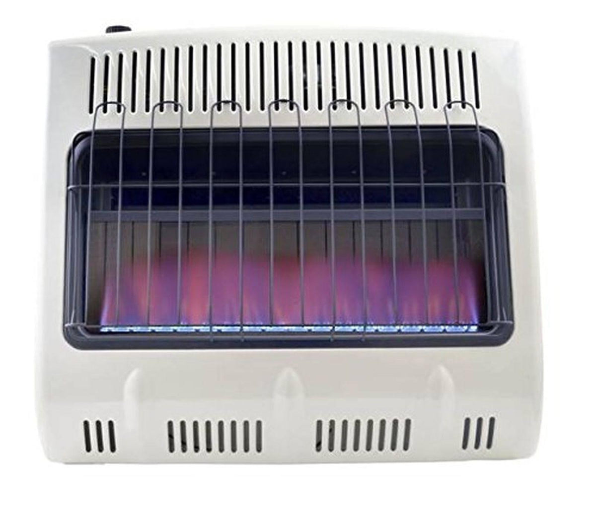 30,000 Vent Free Blue Flame Propane Heater - White