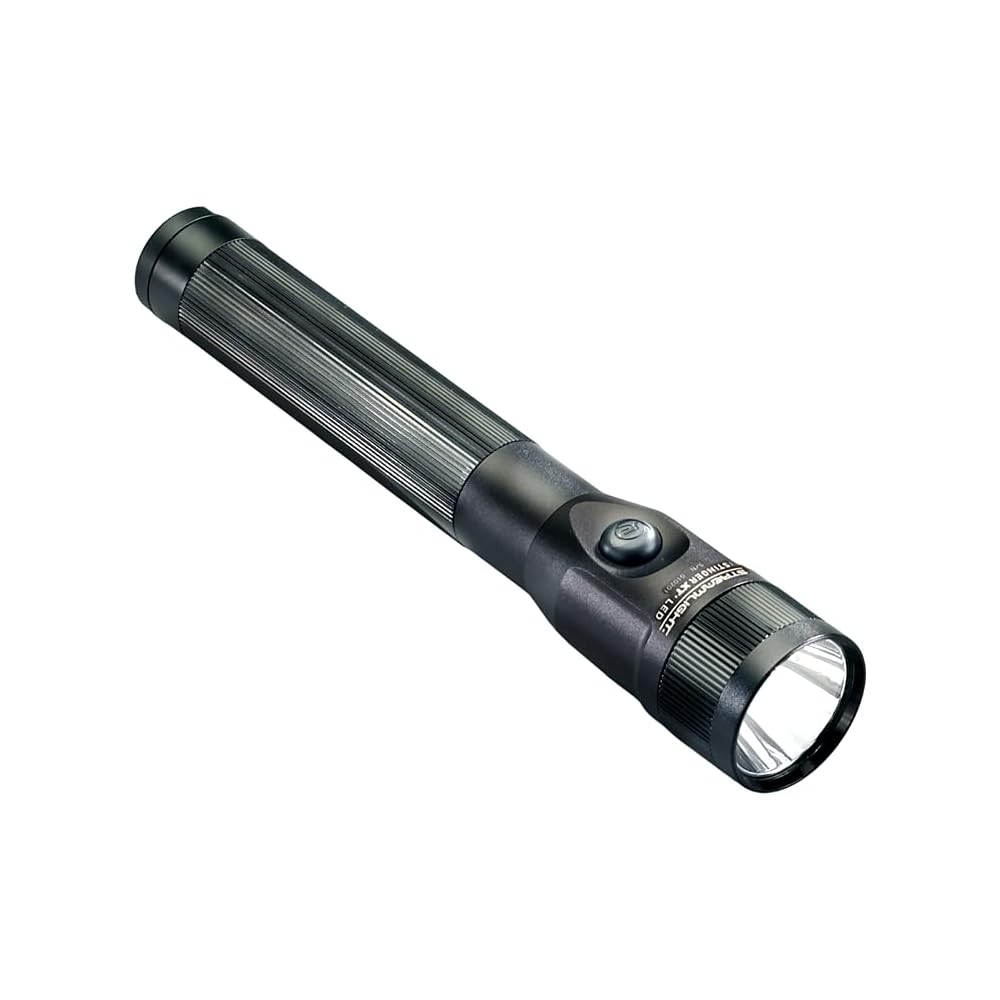 Streamlight Stinger DS 425-Lumen Rechargeable Dual-Switch LED Flashlight With Smart Charger And Holder, Black - 75866