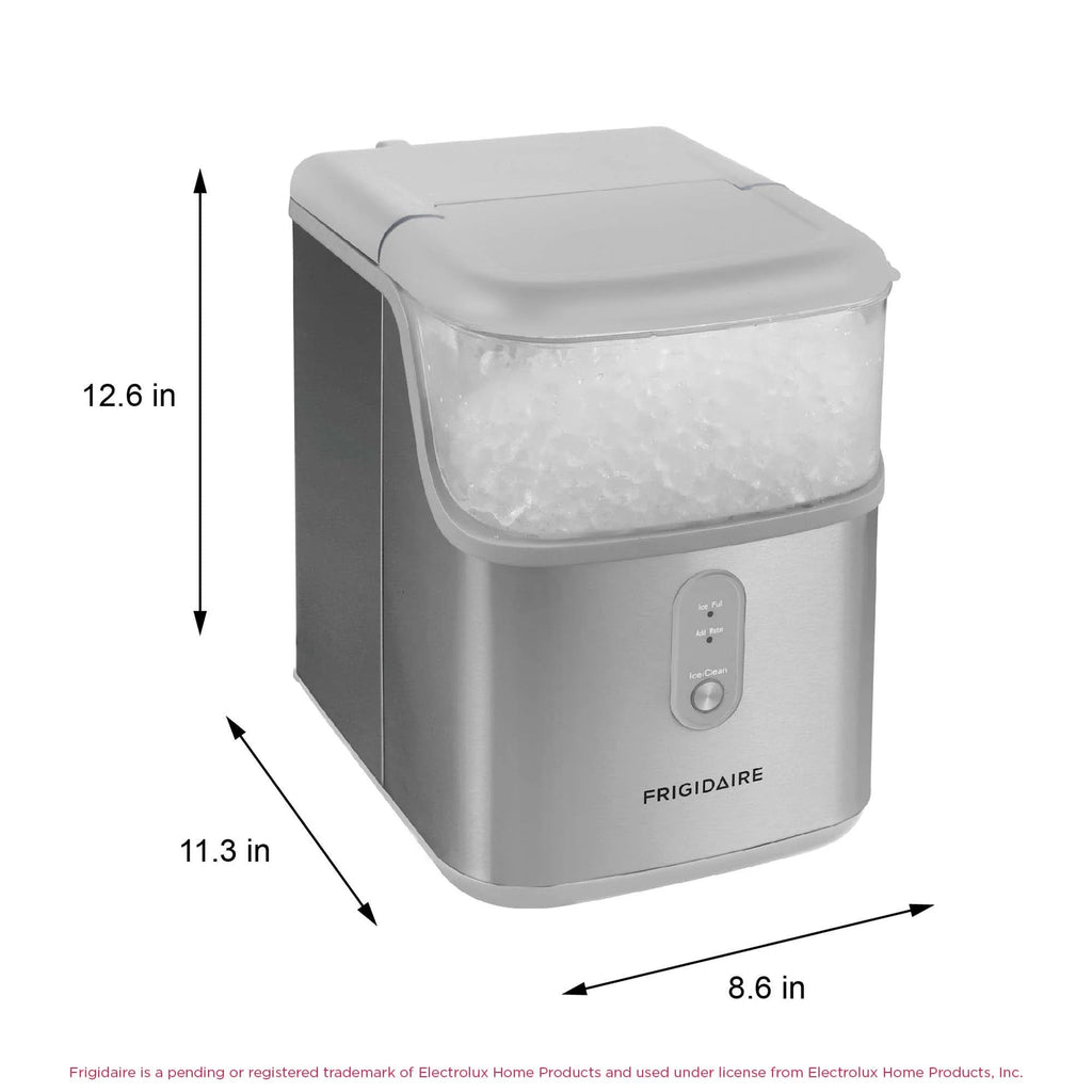 Frigidaire Nugget Ice Maker, 33 Lbs., Black Stainless Steel - EFIC228