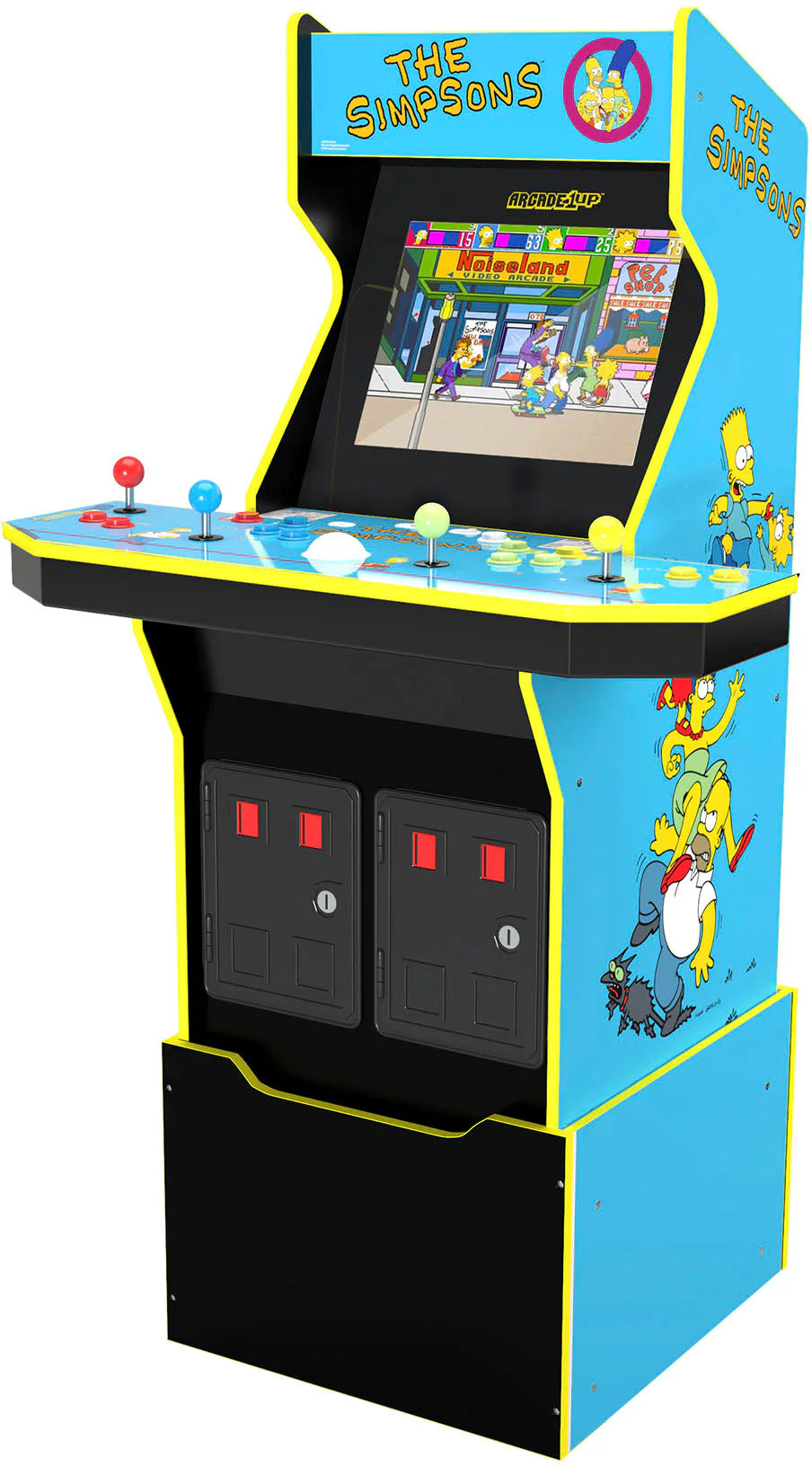 Arcade1Up The Simpsons 30th Edition Arcade With Stool And Tin - Multi