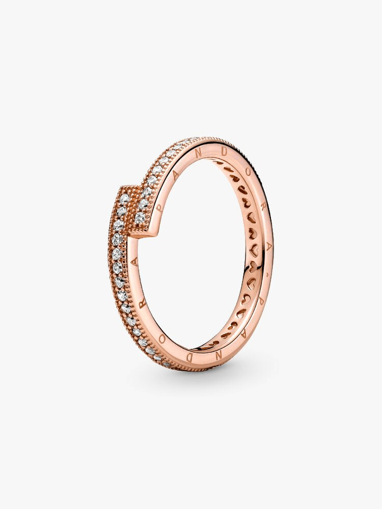 FINAL SALE - Sparkling Overlapping Ring