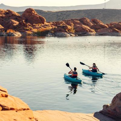 Lifetime Guster 100 Sit-In Kayak, 10 ft, 2-Pack - 457