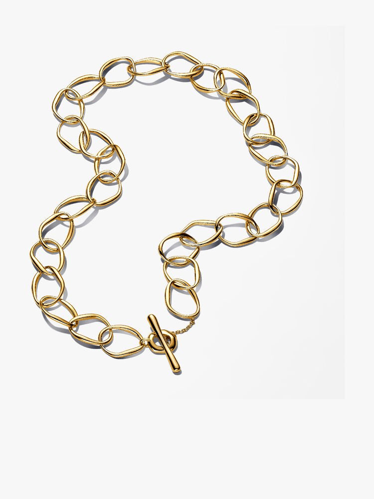 Organically Shaped Link Necklace
