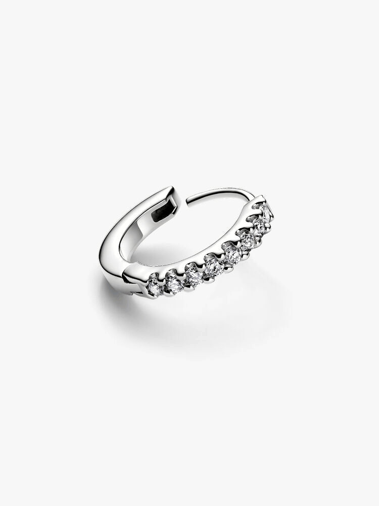 Pandora Era Lab-Grown Diamond Pavé Hoop Earrings