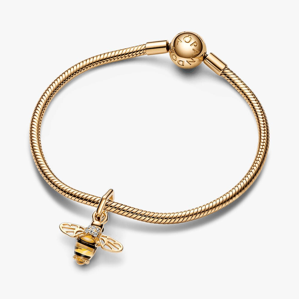 Sparkling Bee Charm Bracelet Set