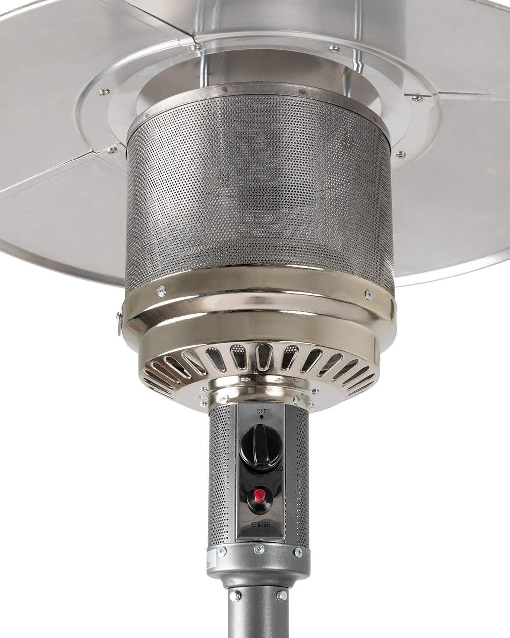 Amazon Basics Outdoor Propane Patio Heater With Wheels, 46,000 BTU - 61825