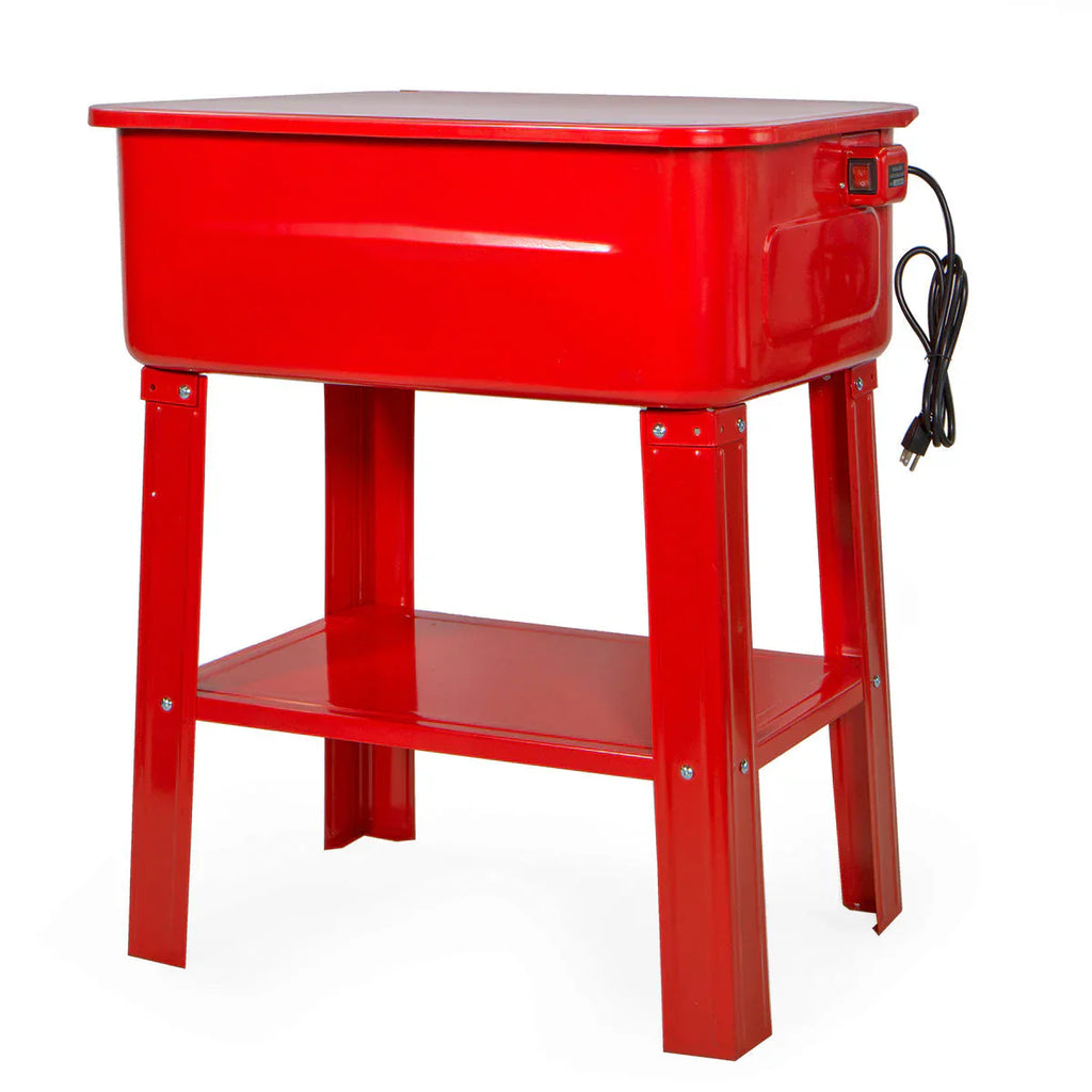 20 Gallon Parts Washer With General Purpose Solvent Pump, 30-3/4 Inch x 21-1/2 Inch x 34-1/2 Inch
