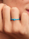 Turquoise-colored Heart Stone Ring