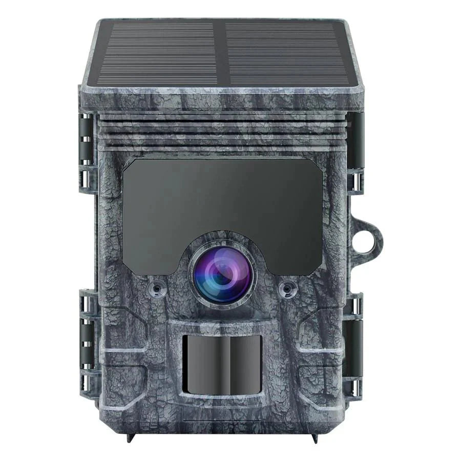 Clear Vision Solar WiFi Bluetooth Wildlife Trail Camera, 2K Full HD, 24MP - Solar