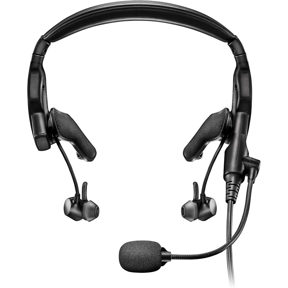 Bose Proflight Series 2 Aviation Headset With Bluetooth Connectivity, Dual Plug Cable, Black