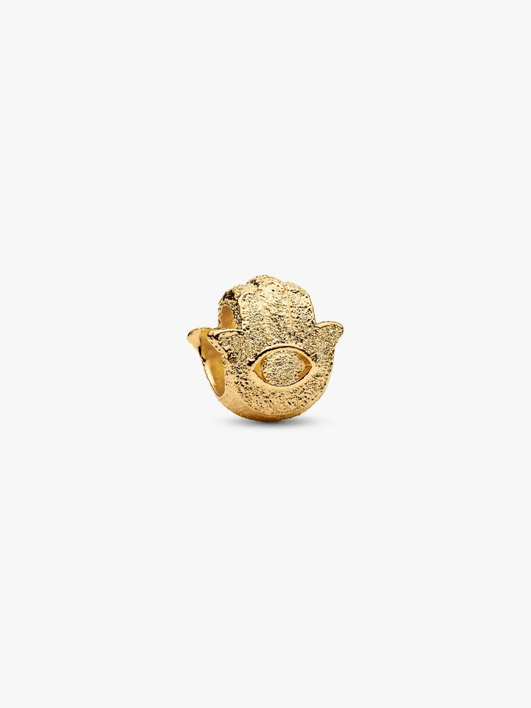 Textured Hamsa Hand Mini Charm