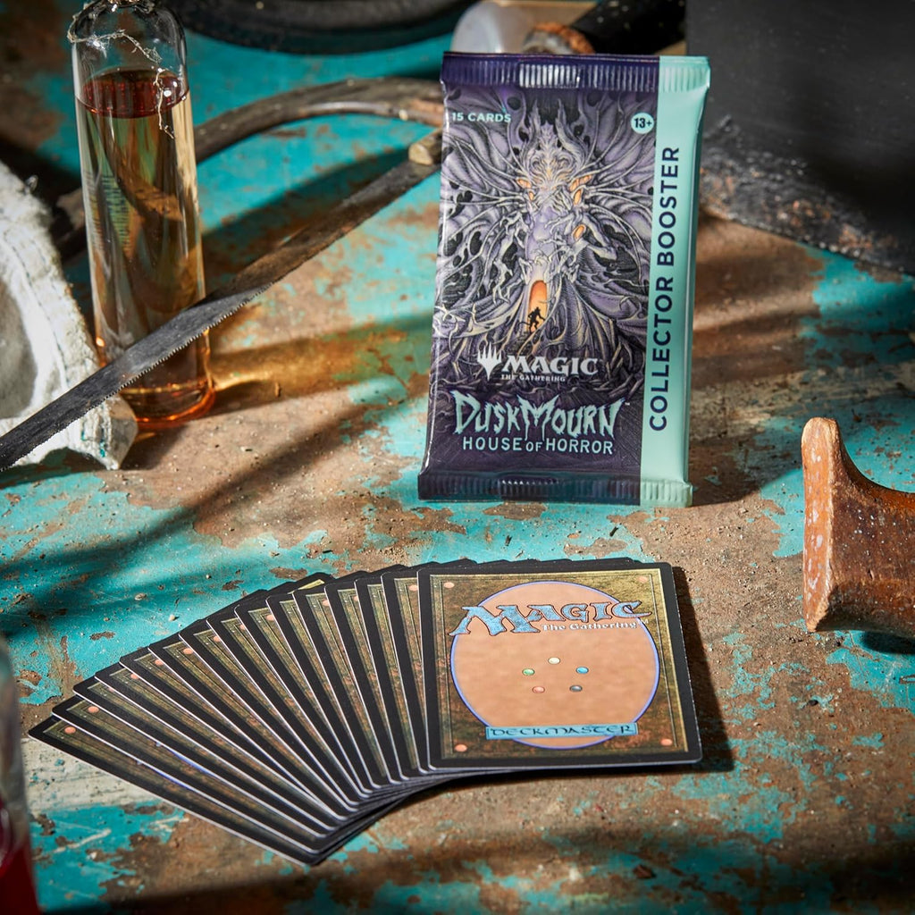 Magic: The Gathering Duskmourn: House Of Horror Collector Booster Box, 12 Packs, 15 Cards Each - D34460000
