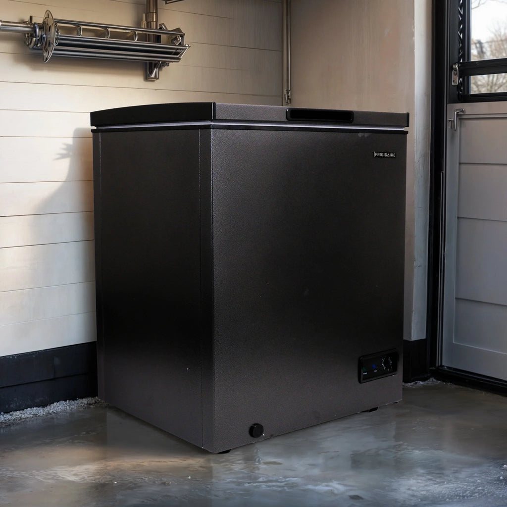 Frigidaire Chest Freezer, 5.0 Cu. Ft., Black Granite Design