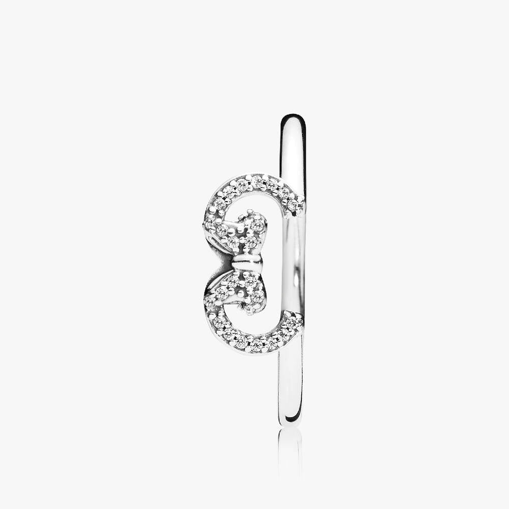 FINAL SALE - Disney Minnie Mouse Ears Silhouette Puzzle Ring