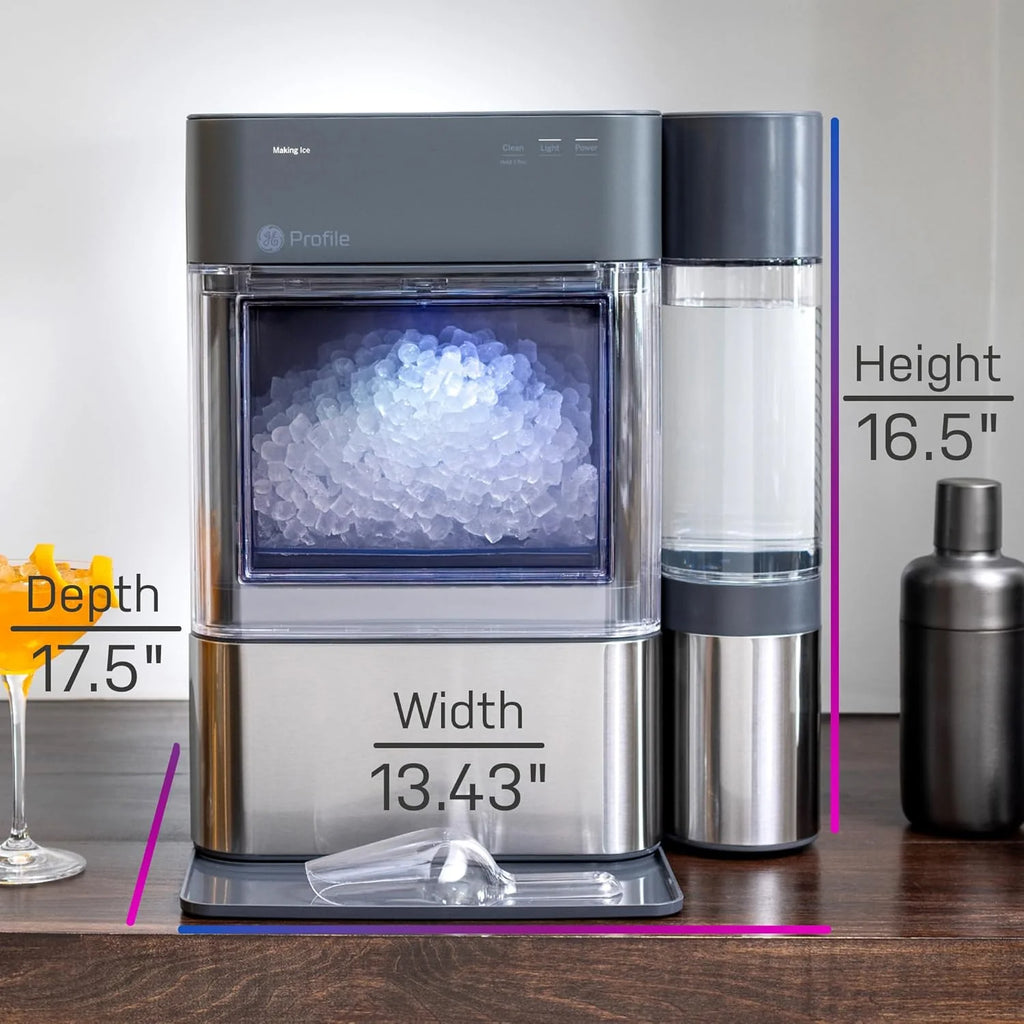 GE Profile Opal 2.0 XL Countertop Nugget Ice Maker, 1 Gallon Tank, 38 Lbs In 24 Hours - XPIOX3SCSS