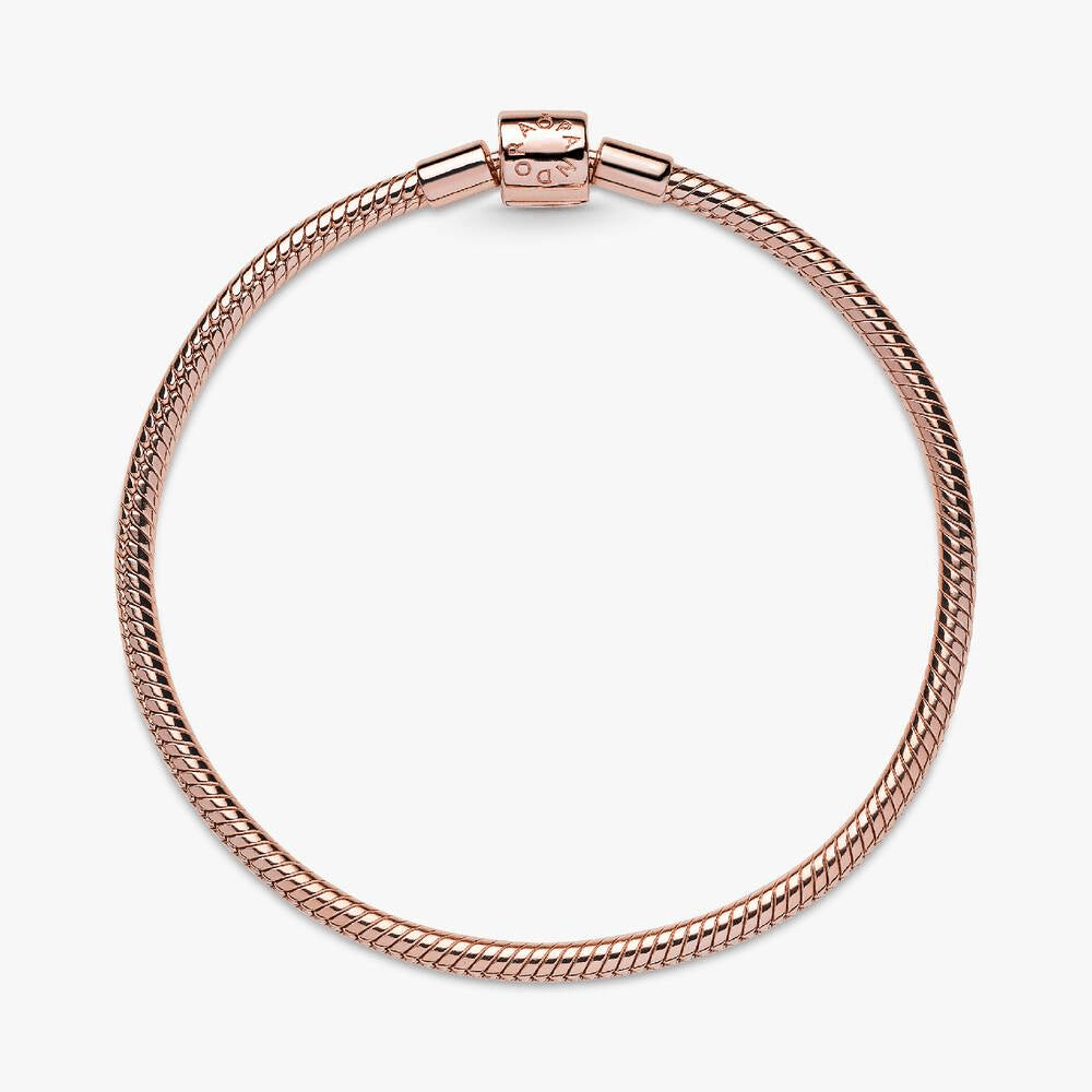 FINAL SALE - Pandora Moments Barrel Clasp Snake Chain Bracelet