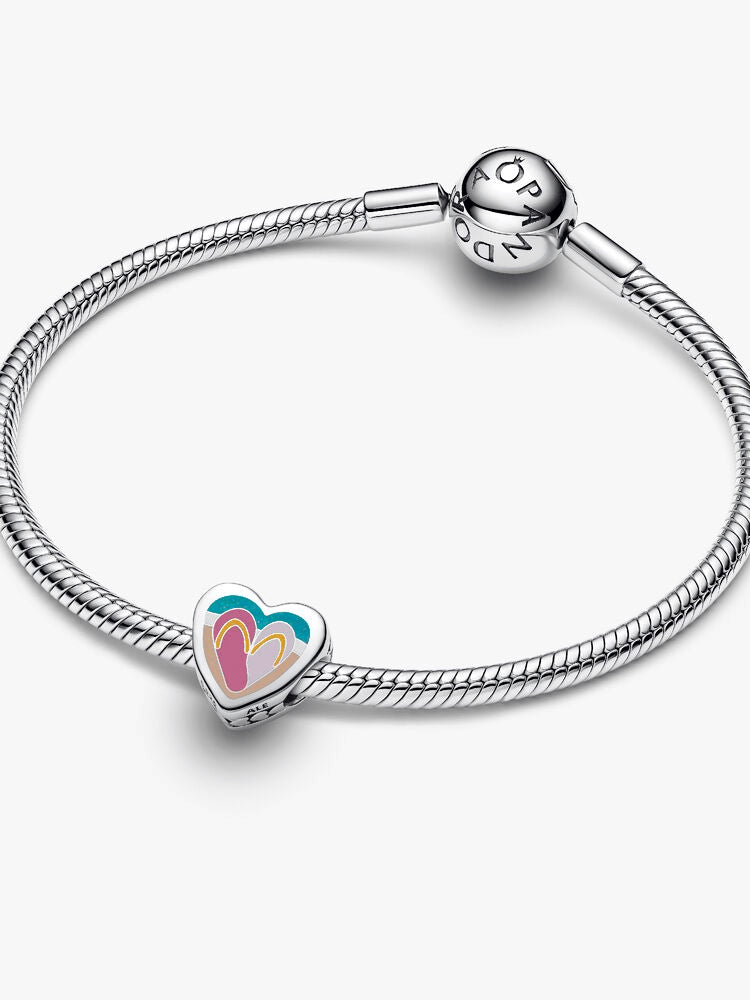 Beach Sandal Heart Charm