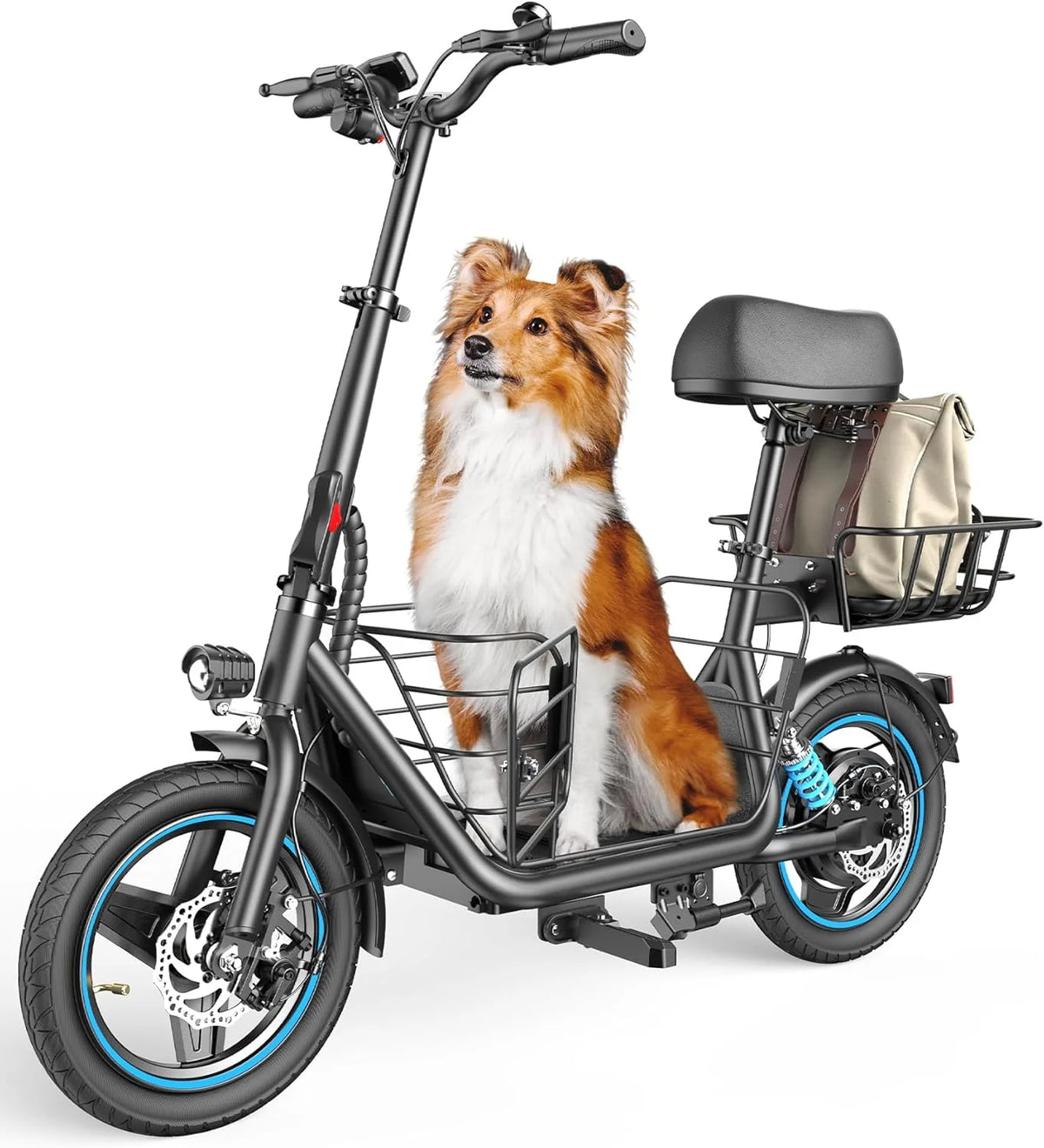 Adults Electric Scooter With Large Middle Basket - 550W And 650W Styles