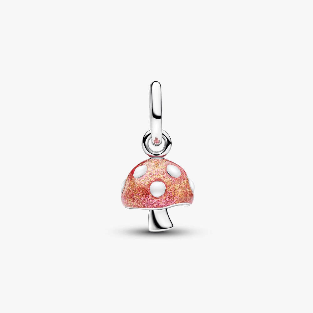 Glow-in-the-dark Mushroom Dangle Charm