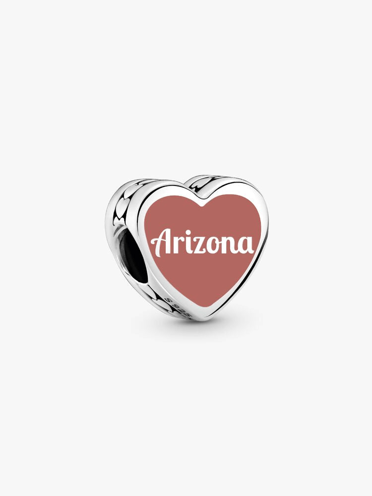 Arizona Heart Charm