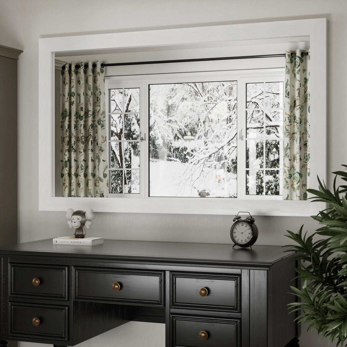 Rectangular Wall Mirror With Wood Frame, 18 x 26 in, 22 x 30 in, 24 x 36 in, or 40 x 26 in - Multiple Sizes