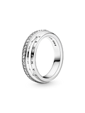 FINAL SALE - Triple Band Pavé Ring