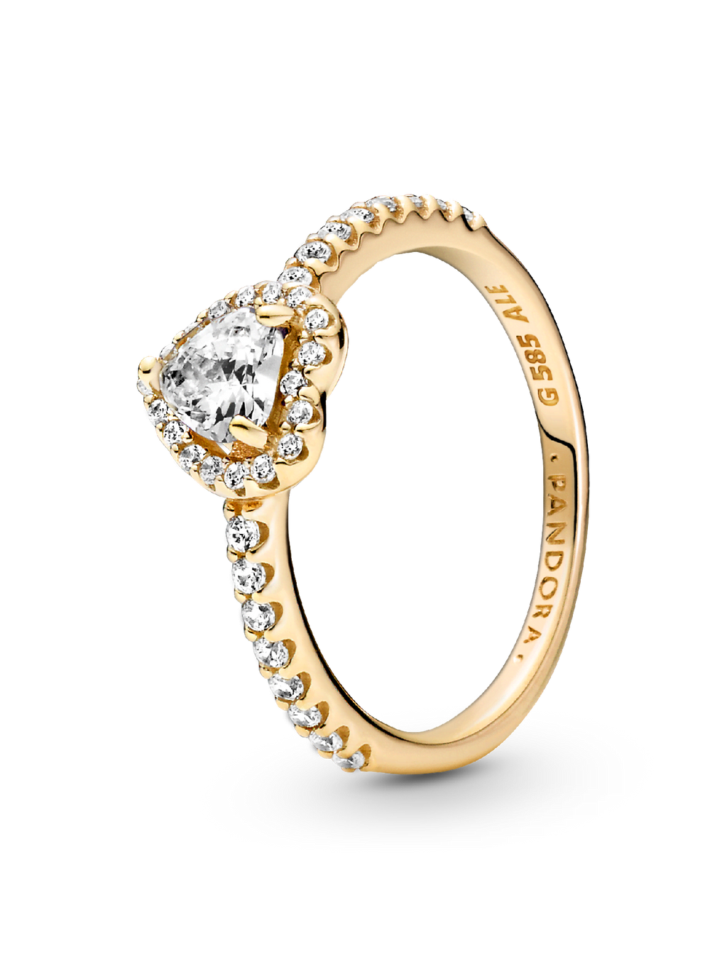 Elevated Heart Ring
