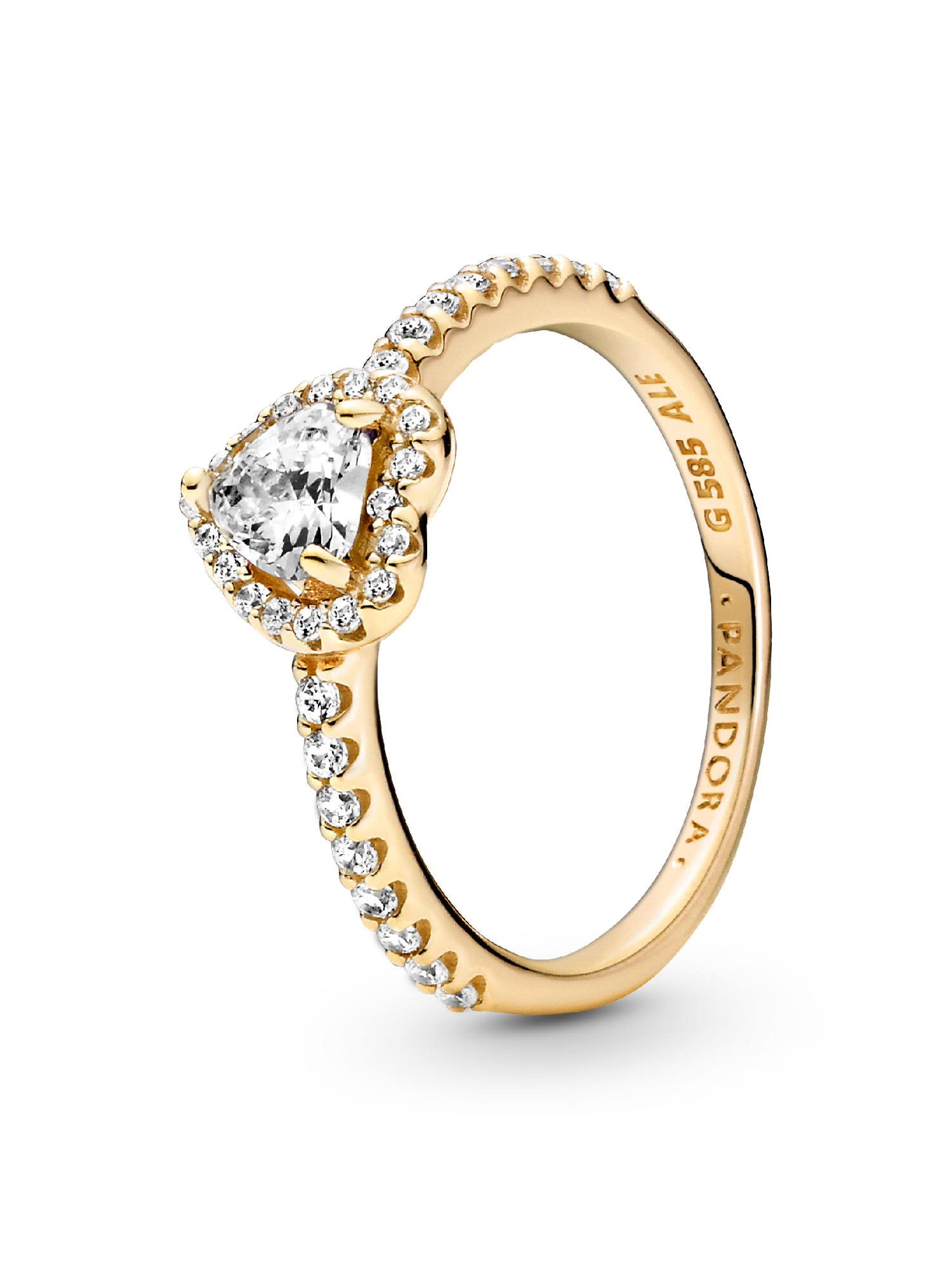 Elevated Heart Ring