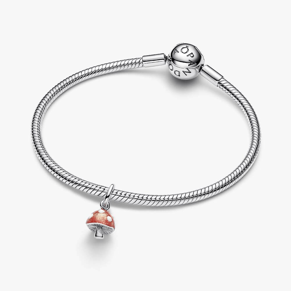 Glow-in-the-dark Mushroom Dangle Charm