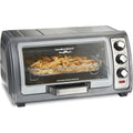 Hamilton Beach Sure-Crisp Air Fryer Toaster Oven, 6 Slices or 12 in Pizza, Stainless Steel